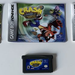 Crash Bandicoot 2 N-Tranced Gameboy Advance GBA