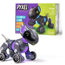 PYXEL A Coder's Best Friend - Programmable Coding Robot for Kids with Blockly & Python Languages, Learn Early Robotics
