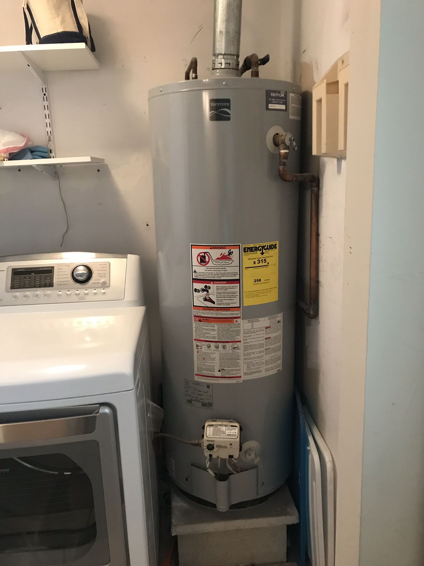 Gas Water Heater 50 Gallons