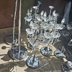 Beautiful Glass Chandelier Lamps