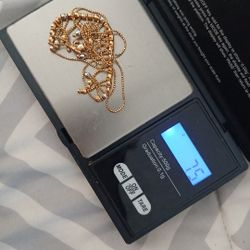 Gargantilla Tricolor 14k.