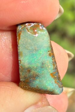 Beautiful 10ct Australian Boulder Opal Rough Loose Green Specimen CC