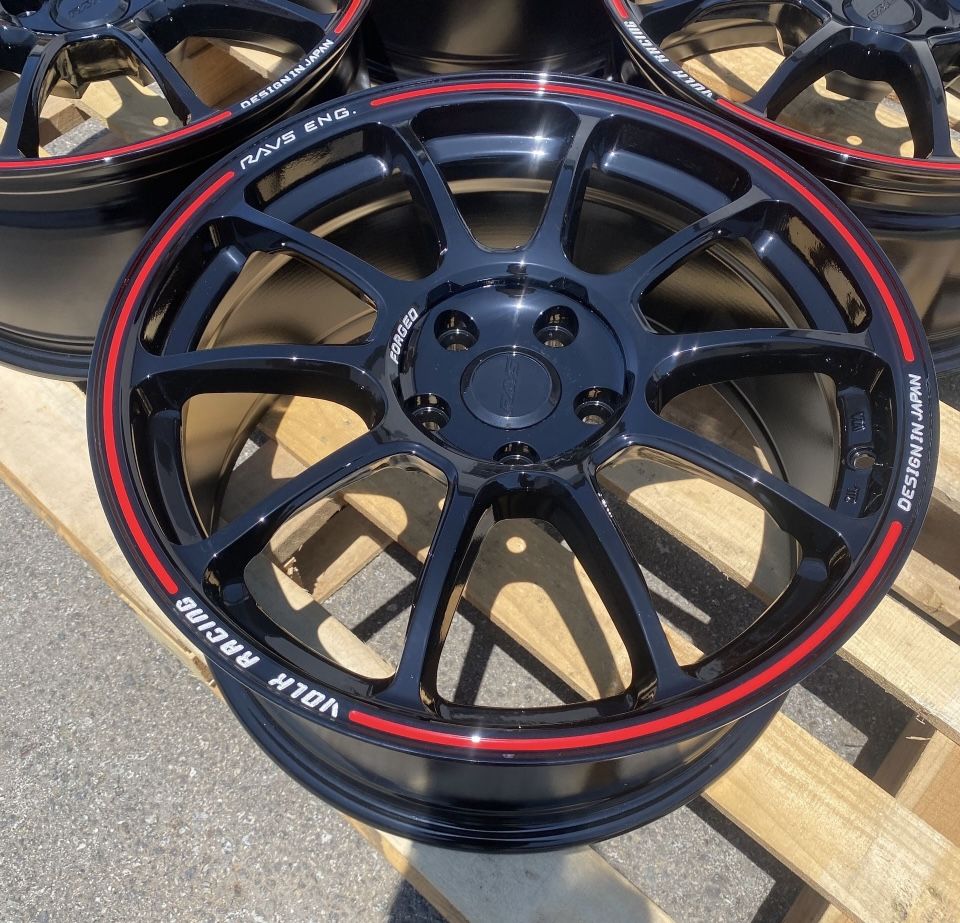 Volk Style Rims 18” NEW Rays VOLK RACING ZE40 Style Forged Replica Wheels Rims Squared ...