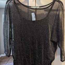 Maurices Elegant Sheer Top - S / NWT
