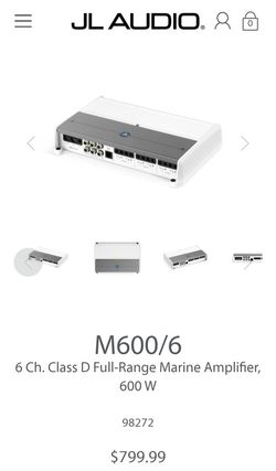 JL Audio M600/6 Amplifier 