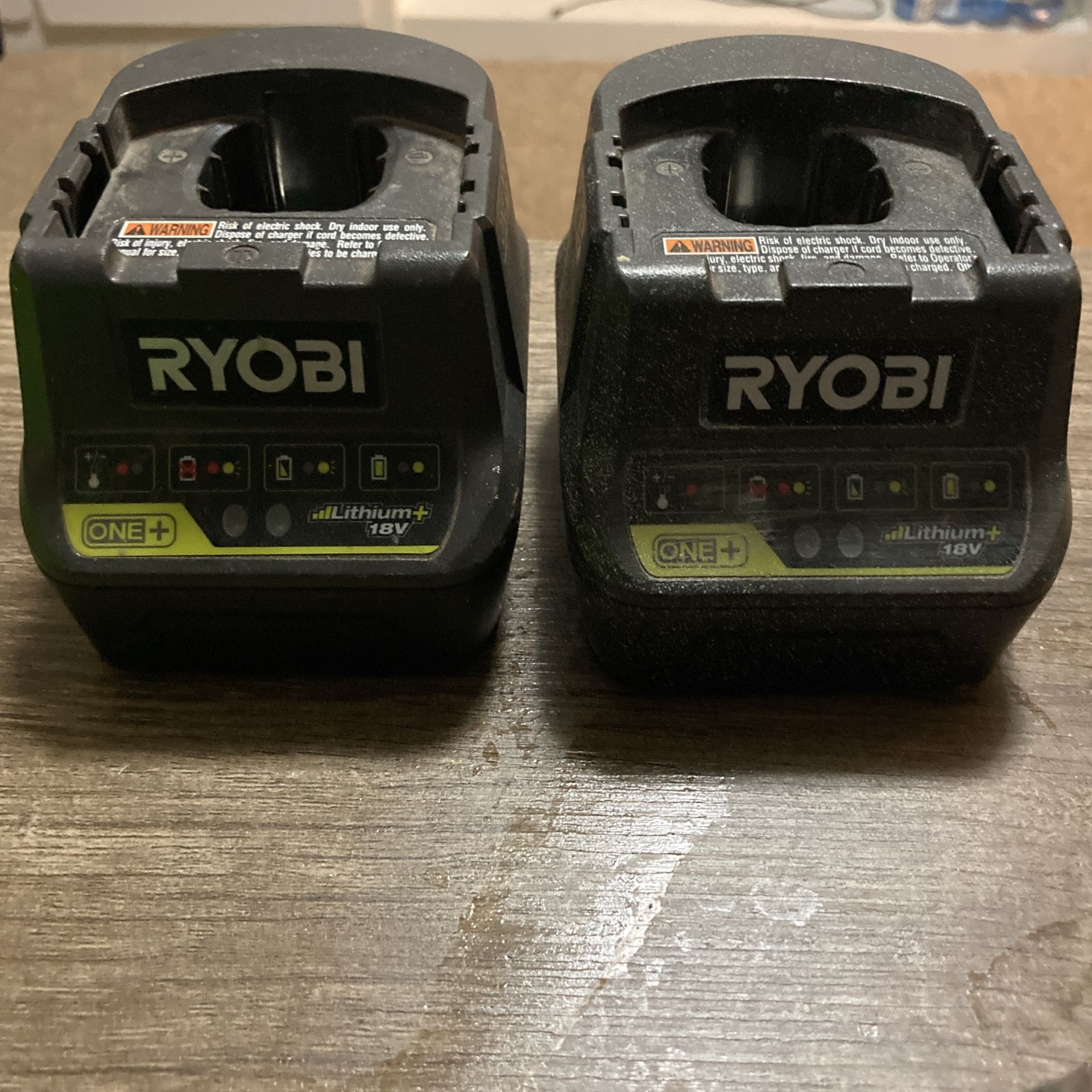 RYOBI BATTERY CHARGERS