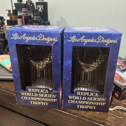 Dodgers world series trophy replica 