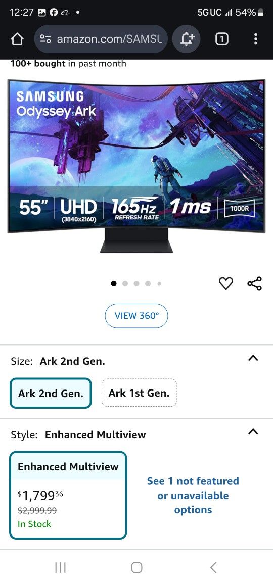 Samsung ARK 2ND GEN 
