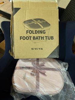 Folding Foot Bath Tub 