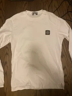 Stone Island White Longsleeve Shirt