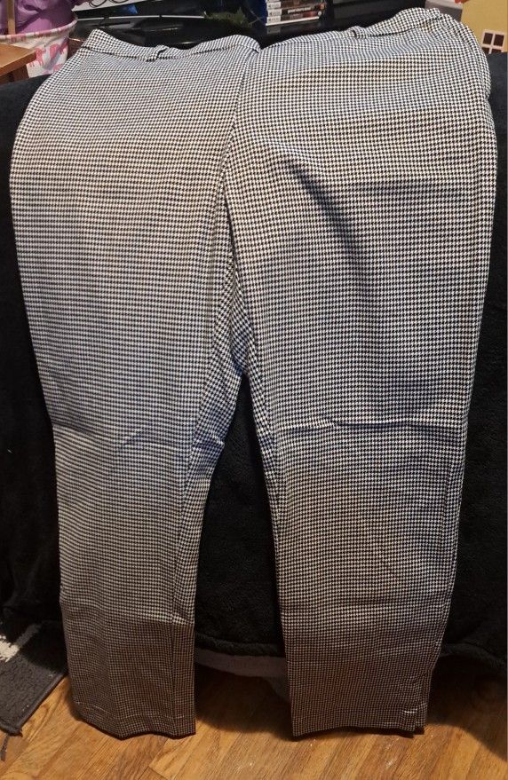 H&M Womens Black & White  Dress Pants New With Tags