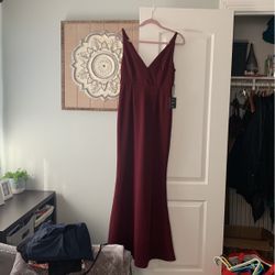 Lulu’s Bridesmaid Dress in Plum - NEW WITH TAGS