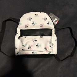 Small Backpack: Minnie & Mickey Mouse