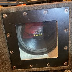 12 Inch Mtx In Single Bandpass Box