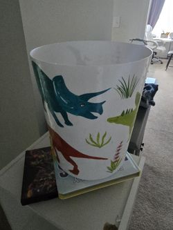 Kids Dinosaur trash can