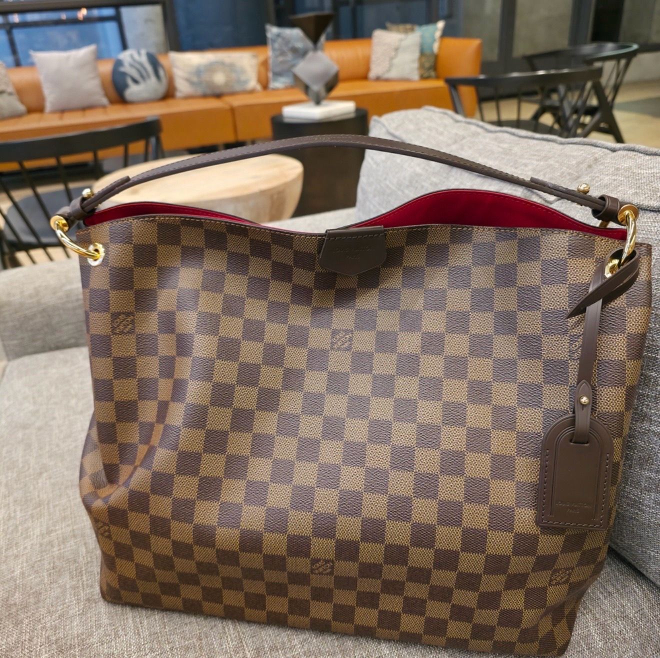 Louis Vuitton Graceful MM in Damier Ebene