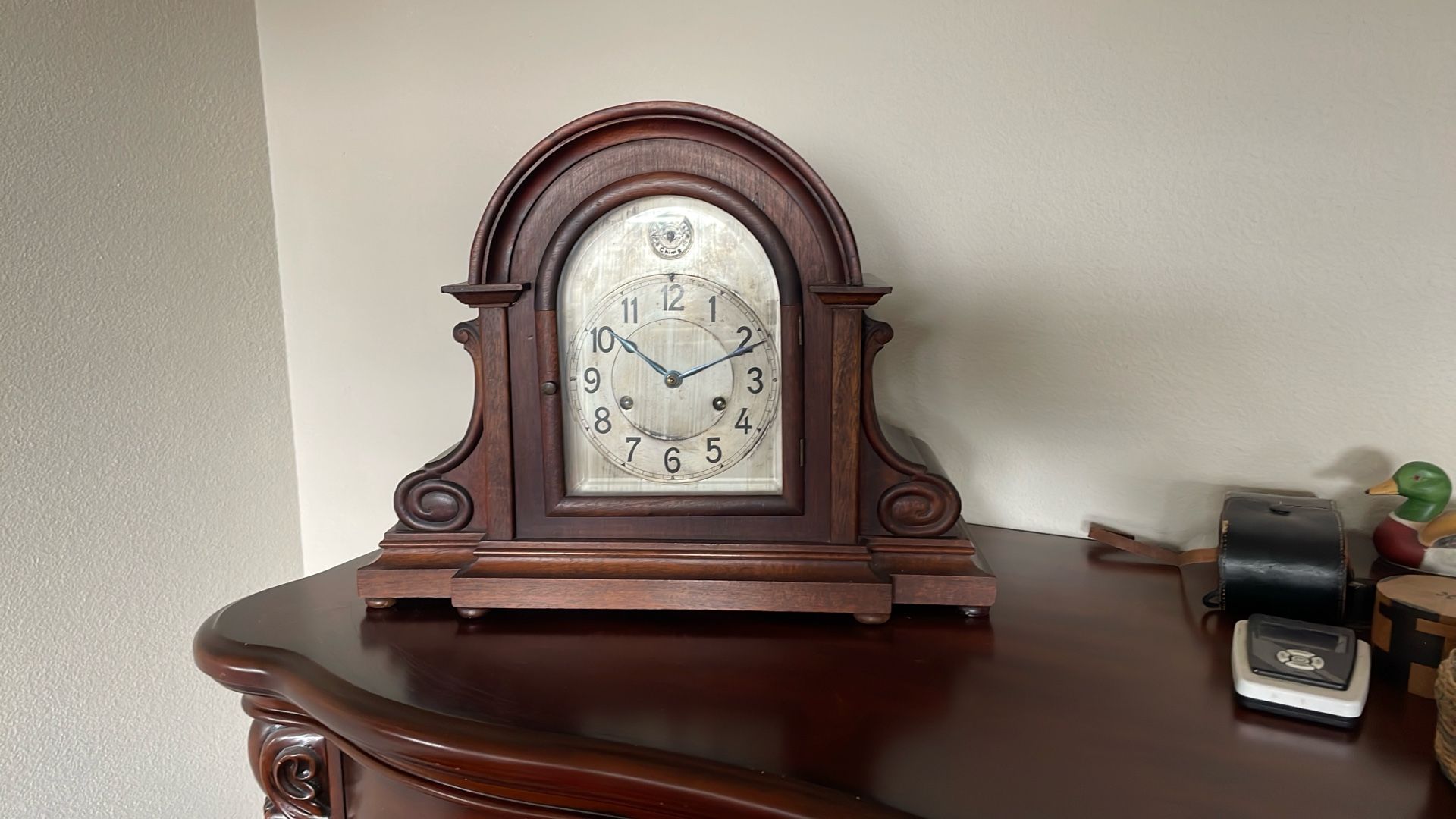 Large. Ornate Mantle Clock. For Sale