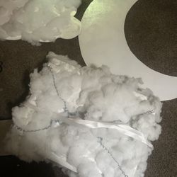 moon and cloud decoration/cloud gender reveal box