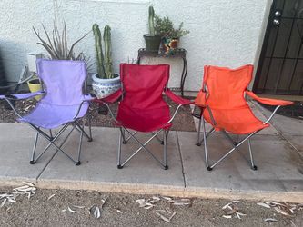 Colorful Folding Outdoor Chairs – Sports, Camping, Lawn Chair