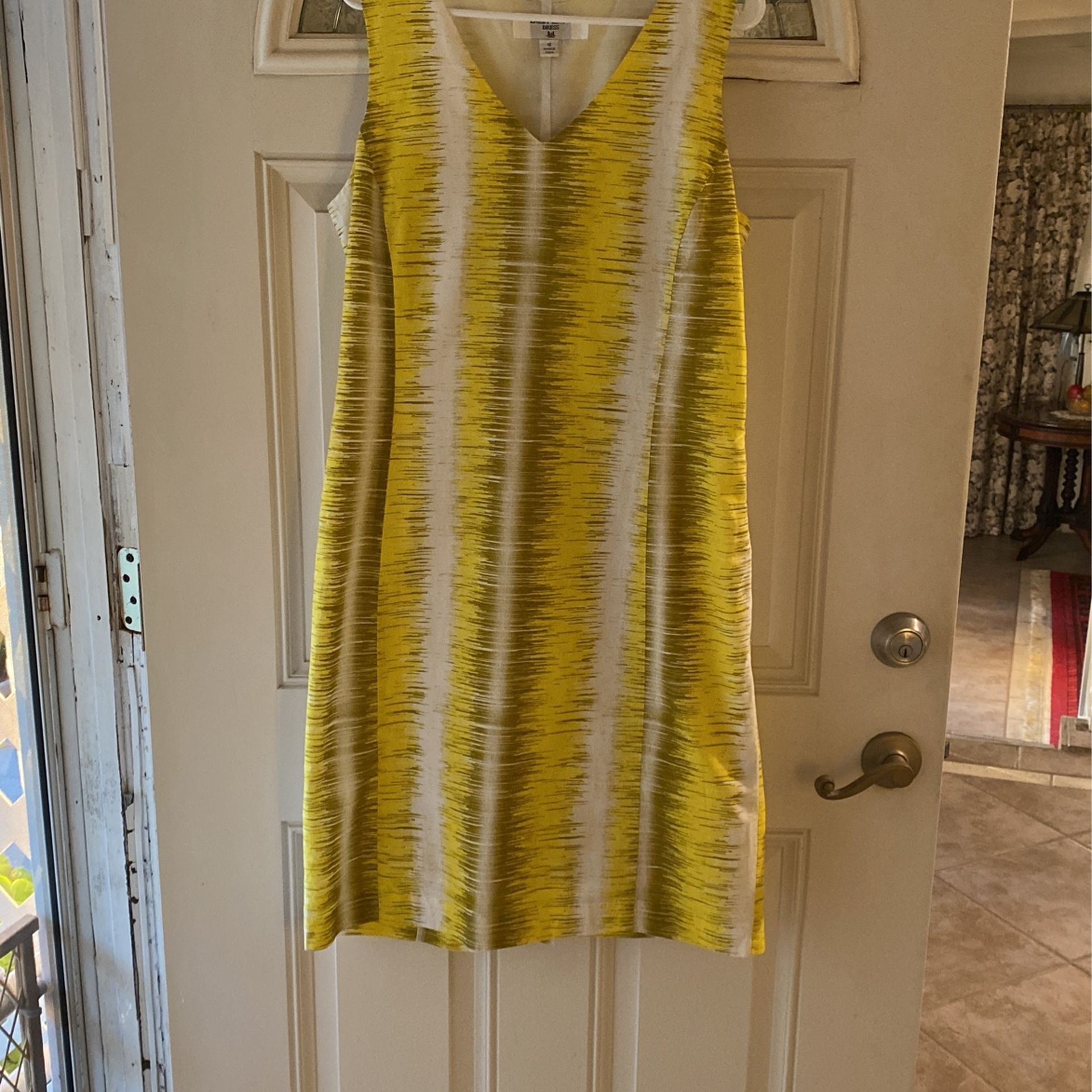 Yellow Tan Dress Sz Medium