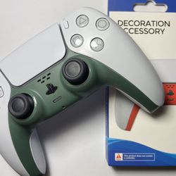 Green Faceplate Accessory For PlayStation 5 Controllers 