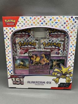 Pokemon 151 Alakazam ex Collection Box