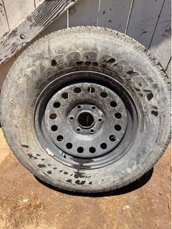 Spare tire 6 Lug P265/70R17