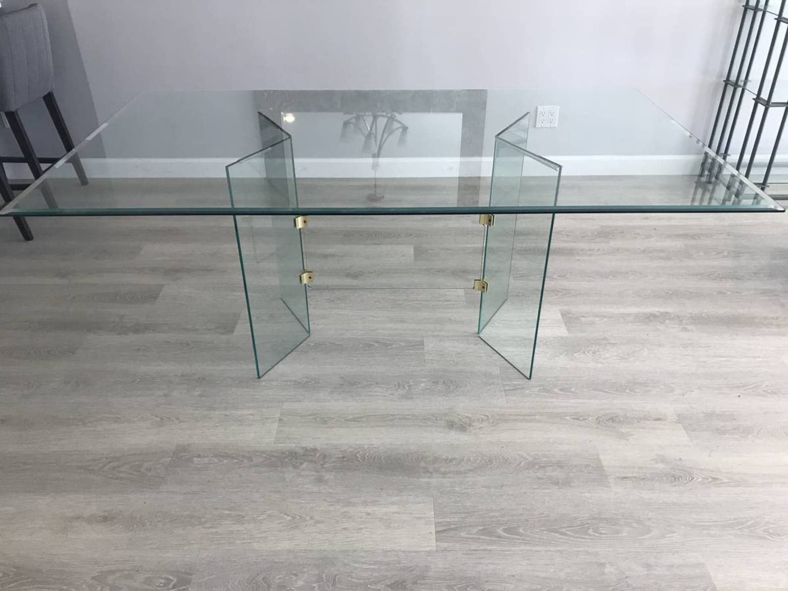 Glass dining table (table Only)