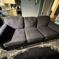 3-Seater Charcoal Couch 