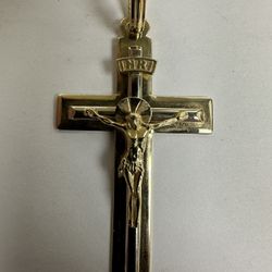 14K Crucifix Charm 