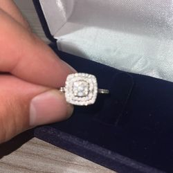 Cushion Cut Diamond Engagement Ring