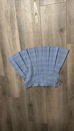 Uniqlo blue patterned skirt