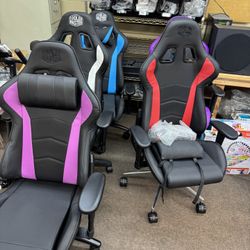 Cooler Master Gaming Chair. Not Perfect, Just Open Box.  Price For Each, Pick The One You Like.