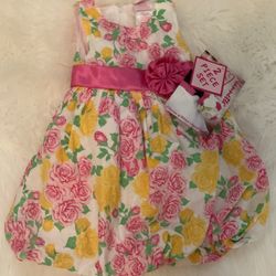 New 2 Piece Dress Set-size 18 Months 