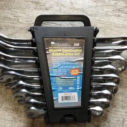 9pc Sae Combination Wrench Set