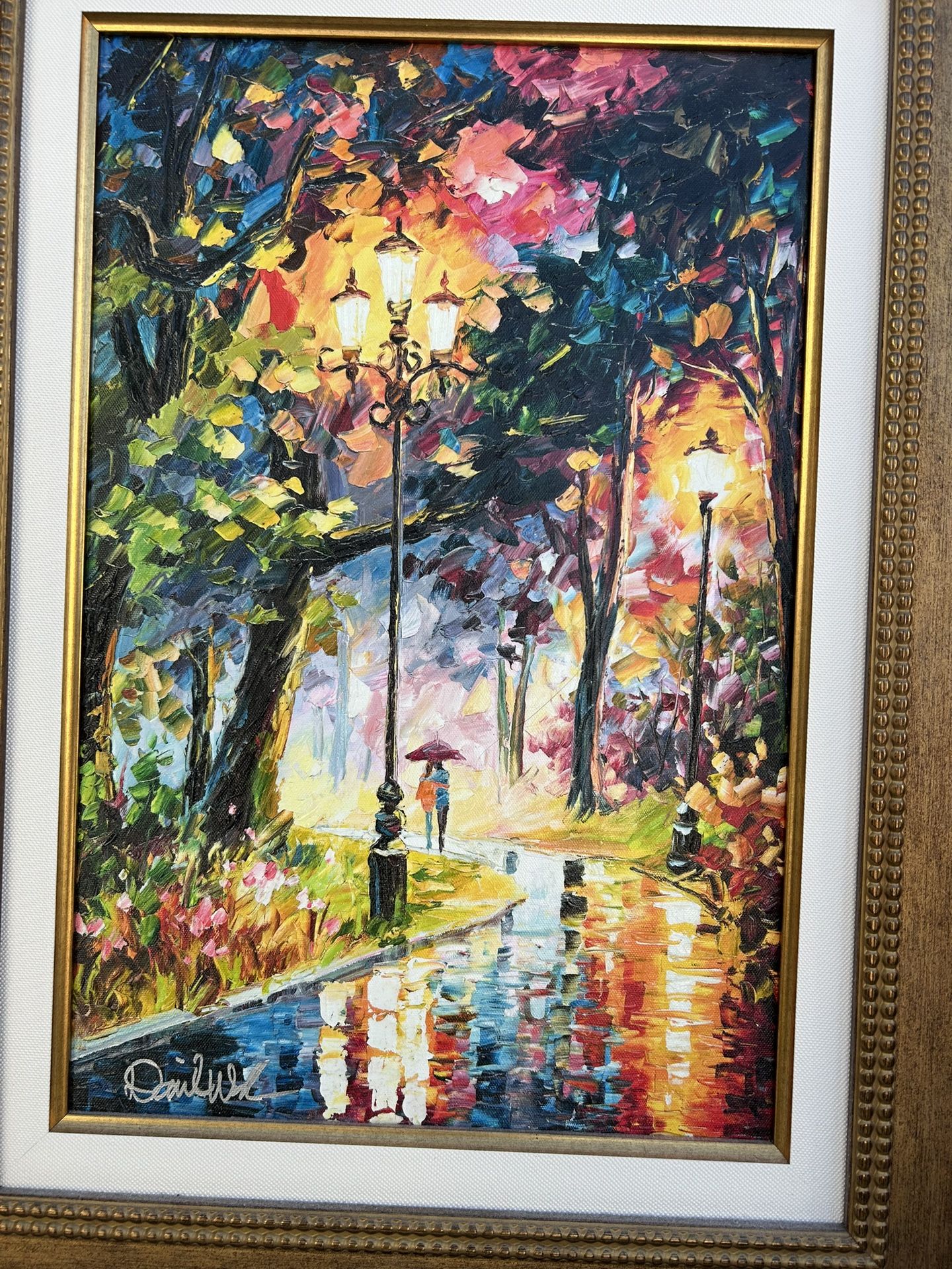 Beautiful Oil Painting Entitled “Let’s stay together” By Daniel Wall