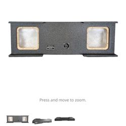 2007-2013 Chevy Crew Cabs Kicker 10" Dual Enclosure Box Only Sealed Bed Liner Sub Subwoofers Bajos 