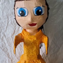 Bella Beauty And Beast Theme Pinata For Birthday Parties 