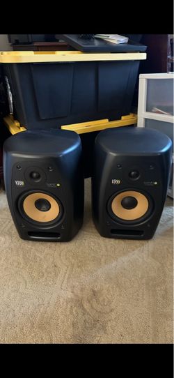 Pair of KRK VXT 8 monitors