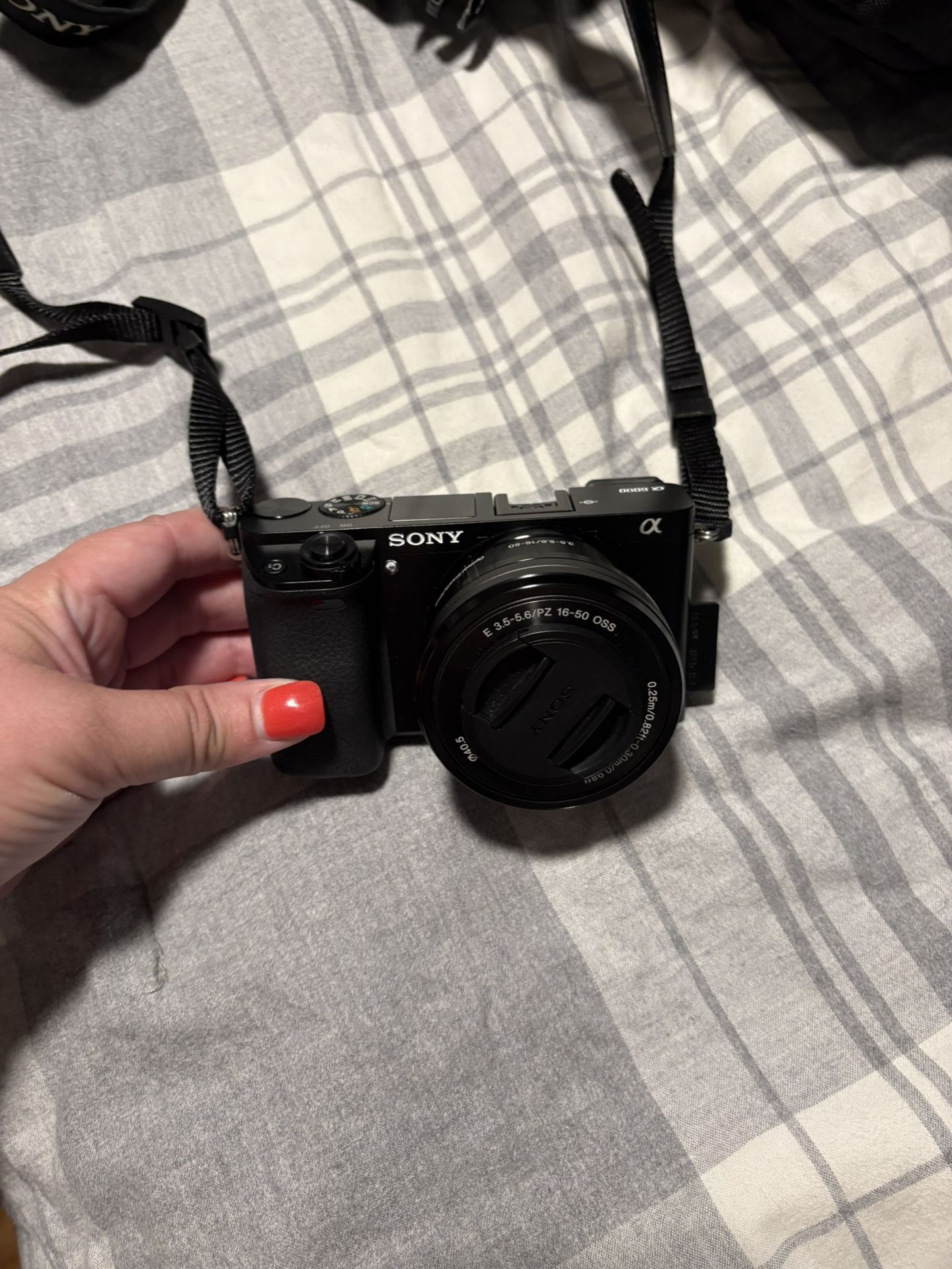 Sony Alpha A6000 Camera With Additional Lenses And Bag