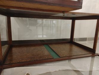 Wood and Glass Display Case