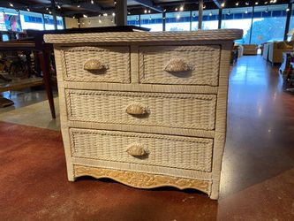 PIER 1 Jamaica Collection Wicker Four Drawer Dresser