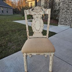 Beautifully Distressed Vintage Accent Chair 