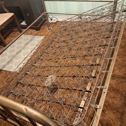 Free Twin bed frame and spring