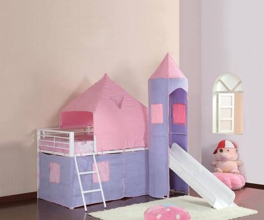 Princess Castle Tent Bed with Slide!! Lowest Prices Ever!!