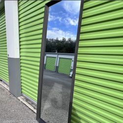 Full Length Floor Mirror – Black Frame