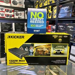 New Kicker 1320 Watts Max / 5 Channel Car Audio Amplifier  ✅🔥