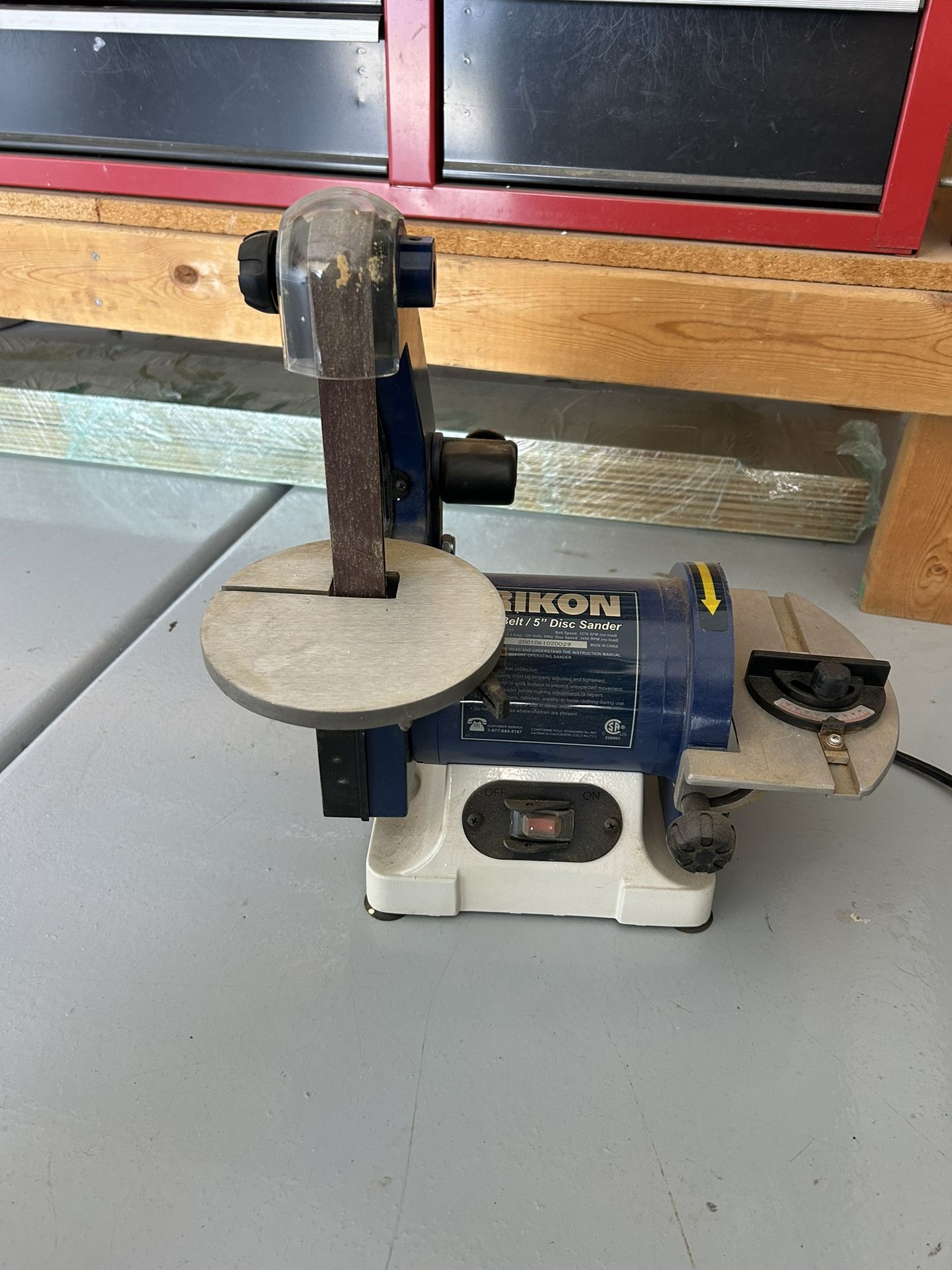 Rikon combo Belt Disc Sander “5