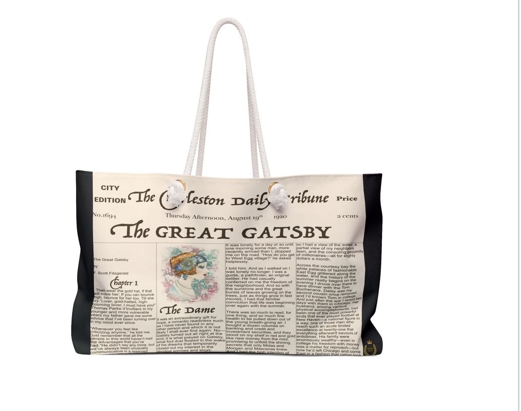 The Great Gatsby Theme  Heavy Duty Tote Bag