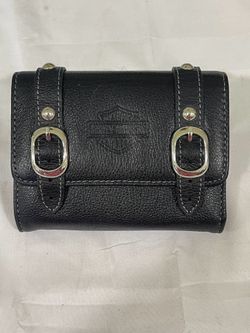 Harley Davidson leather studded case